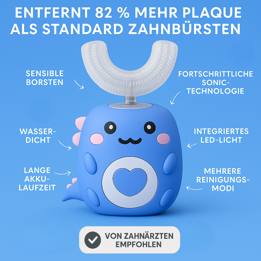 Dentisaur™ | 360° Schallzahnbürste für Kinder