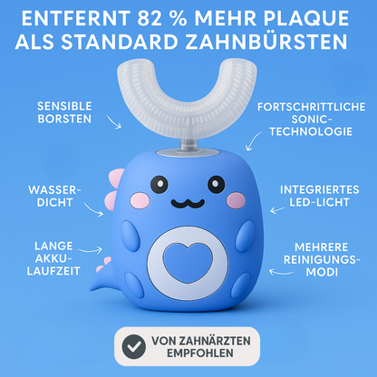 Dentisaur™ | 360° Schallzahnbürste für Kinder